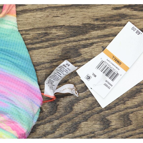 Becca Womens Standard Verano One Piece Swimsuit 151057 Multi Pink S - Picture 4 of 9